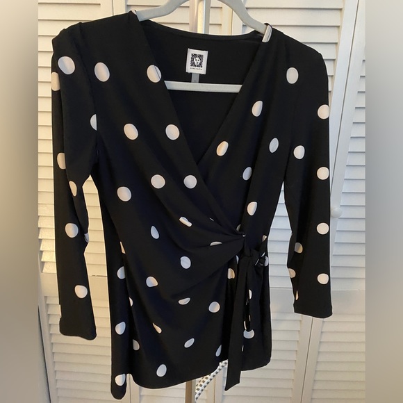 NWOT Ann Taylor wrap top - Picture 3 of 4